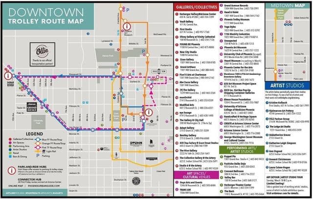 Phoenix trolley stations map